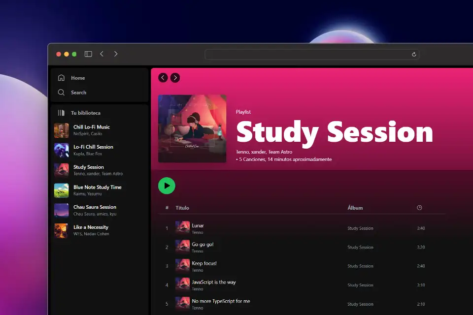 Spotify Clone project